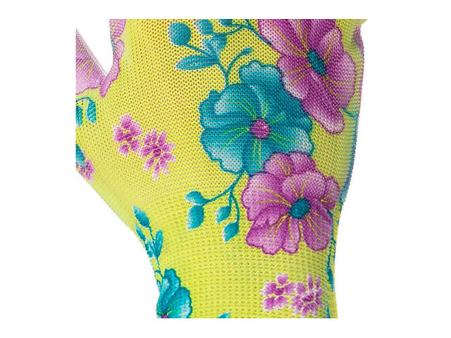 Перчатки Intertool садовые полиуретановые 8' (зеленая) (SP-0161) (12 шт.) - Фото 3