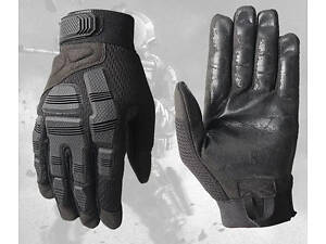 Перчатки полнопалые с защитой на липучке FQ16SDF007 Черный, L