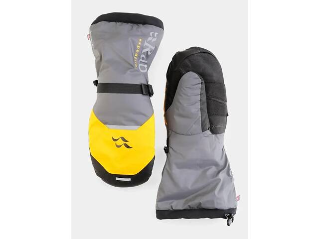 Рукавиці Rab Expedition 8000 Mitts Grey/Yellow L (1033-RB QED-23-GO-L) - Фото 3
