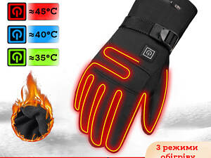Перчатки с подогревом на аккумуляторах Herobiker A2, 3 режима, 4000мА/ч, 45 градусов до 5 часов, размер L