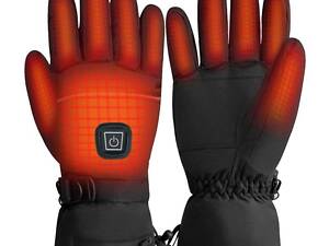 Перчатки с подогревом на батарейках АА до 50 градусов Luckstone WarmSpace HE400, 3 температурных режима, размер L