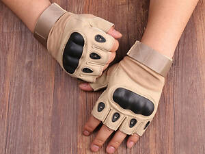 Рукавички тактичні 6529 XL пісочні