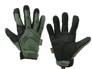 Рукавички тактичні повнопалі UAD M-PACT Mechanix UAD0021XL оливкові