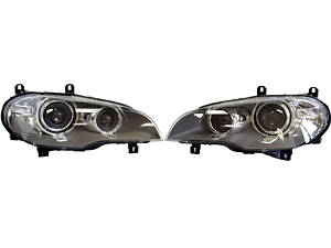 Передние фары Bi-Xenon No Adaptive (без блоков) на BMW X5 E70 2010-2013 года