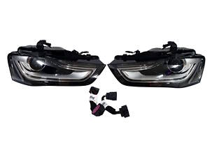 Передние фары (Bi-Xenon) замена галогена на Audi A4 B8 2011-2015 года