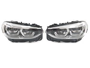 Передние фары (Full Led Adaptive) комплектные на BMW X3 G01 2018-2022 года.
