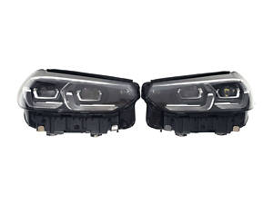 Передние фары (Full Led Adaptive) оригинал комплектные на BMW X3 G01 2022-2024 года.