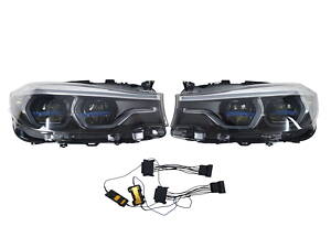 Передние фары ( Full Led стиль Laser ) апгрейд на BMW 3 Series ( GT ) F34 2013-2019 года