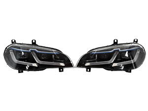 Передние фары (Laser) на BMW X5 E70 2007-2010 года