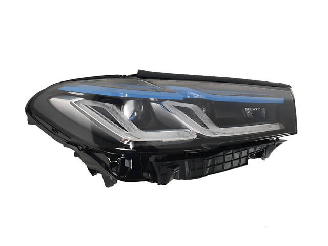 Передние фары (в стиле LCI Laser) V2 на BMW 5 Series G30/G31 2017-2020 года - Фото 2