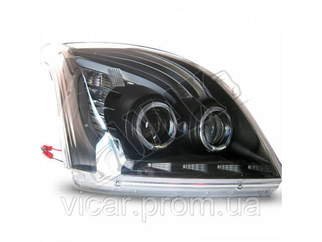 Передние фары линзы - LED ( Audi Design ) Toyota Land Cruiser Prado 120 (2003-2008) - Фото 3