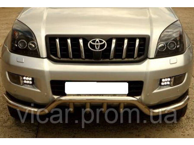 Передние фары линзы - LED ( Audi Design ) Toyota Land Cruiser Prado 120 (2003-2008) - Фото 4