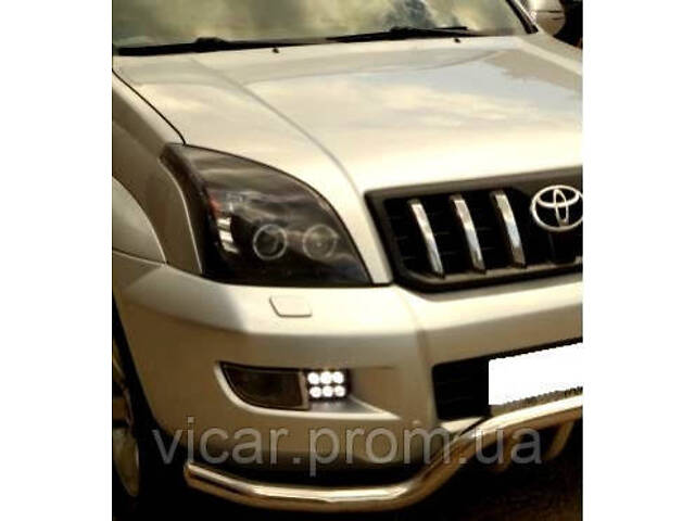Передние фары линзы - LED ( Audi Design ) Toyota Land Cruiser Prado 120 (2003-2008) - Фото 6