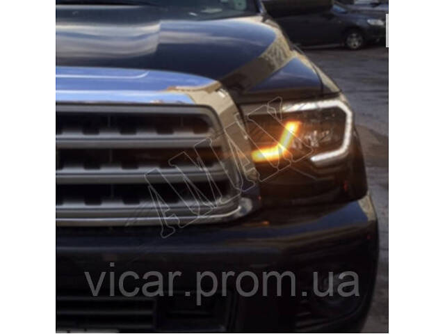 Передние фары (Design 18+) Toyota Sequoia (2008 - 2022) - Фото 3