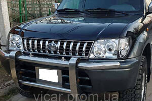 Передние фары хром Toyota Land Cruiser Prado 90 (1996-2002)