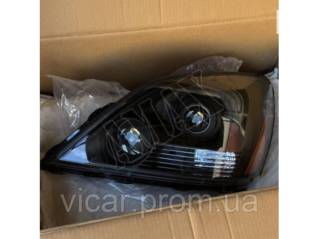 Передние фары LED ( черные ) на Lexus GX470 (2002 - 2008) - Фото 4
