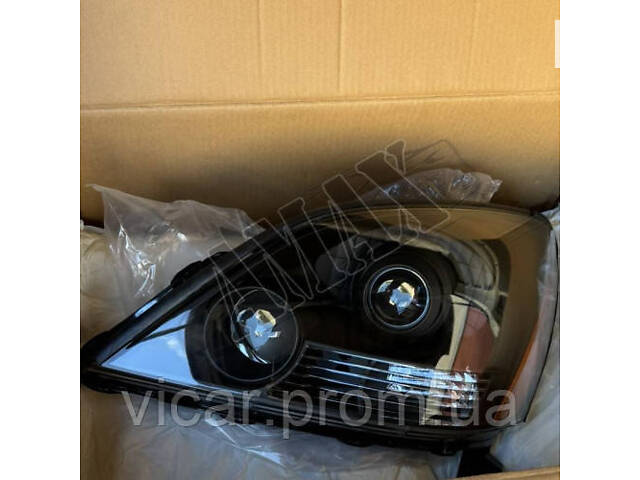 Передние фары LED ( черные ) на Lexus GX470 (2002 - 2008) - Фото 9