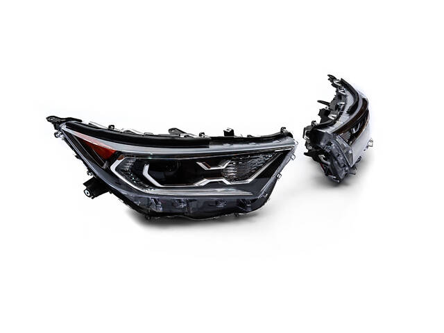 Передние фары LED (Рестайлинг, 2 шт) для Toyota Rav 4 2019- гг - Фото 1
