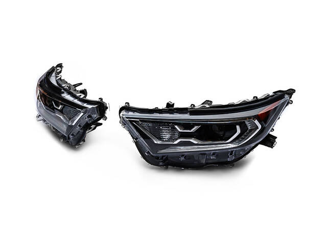 Передние фары LED (Рестайлинг, 2 шт) для Toyota Rav 4 2019- гг - Фото 3