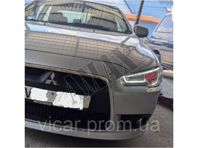 Передние фары LED Mitsubishi Lancer X (2007-2019) - Фото 6