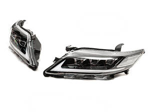 Передние фары Lexus-design V1 (рестайлинг, 2 шт) для Toyota Camry 2006-2011 гг.