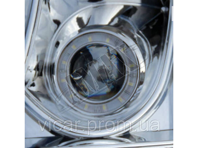 Передние фары линзованные (LED - диодные) Toyota Land Cruiser 100 (1998-2007) - Фото 8