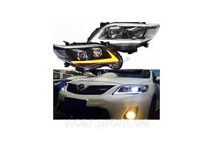 Передние LED - фары ( Design Lexus ) Toyota Corolla (2010-2012)