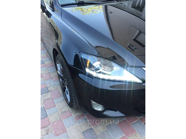 Передние тюнинг фары (Линза + Диодная полоска) Lexus IS 250 (XE20) 2006-2012 - Фото 5