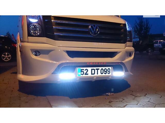 Передний бампер 2012-2025 (Sport-3, под покраску) для Volkswagen Crafter - Фото 8