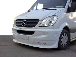 Передний бампер 4 фары (2006-2013) для Mercedes Sprinter