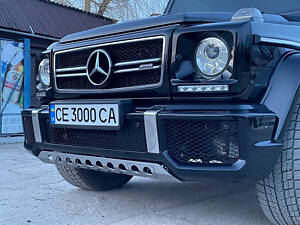 Передний бампер AMG G63/G65 (в сборе) G63 (хромированная сетка) для Mercedes G сlass W463 1990-2018 гг