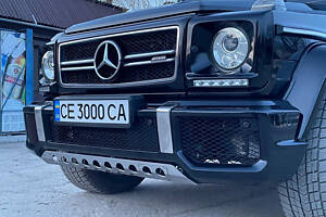 Передний бампер AMG G63/G65 (в сборе) G63 (хромированная сетка) для Mercedes G сlass W463 1990-2018 гг