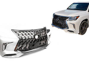 Передний бампер для 2008-2015 в стиле рестайлинга (под покраску) для Lexus LX570 / 450d