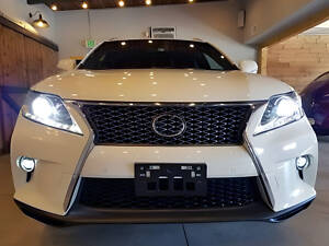Передний бампер F-Sport (рестайлинг) 2009-2012, с фарами для Lexus RX