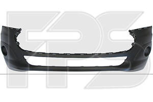 Передній бампер Ford Transit Connect Tourneo 2013 - без отв. п/тум) сірий текстура (FPS)