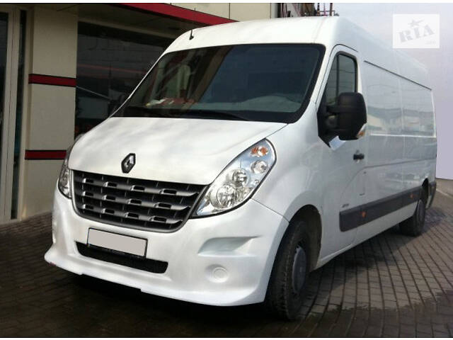 Передний бампер Gecme (накладка, под покраску) для Renault Master 2011-2024 гг