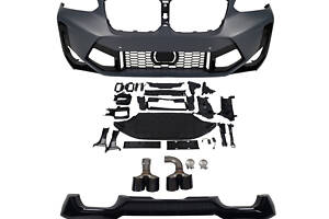 Передній бампер із дифузором ( Body Kit) на BMW X3 G01 2022-2023 року ( стиль X3M F97)