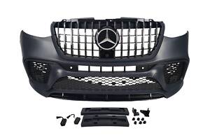 Передній бампер на Mercedes Sprinter W907 2018-2023 року (стиль AMG)