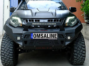 Передний бампер с защитой картера Dakar (2015-2019) для Mitsubishi L200