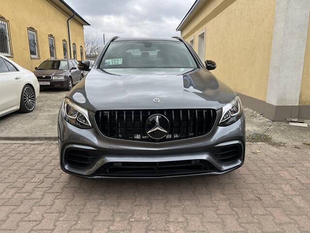 Передний бампер (стиль GLC63 AMG) на Mercedes-Benz GLC-Class X253 2015-2019 года. - Фото 10