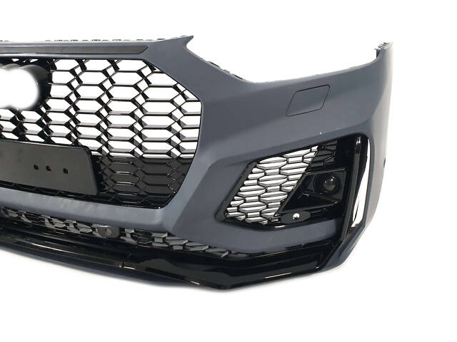 Передний бампер (стиль RS) V1 на AUDI Q5 80A 2020-2023 года - Фото 4