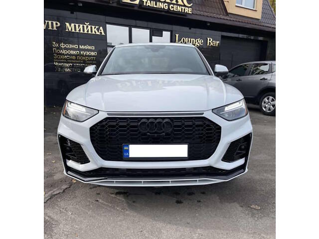 Передний бампер (стиль RS) V1 на AUDI Q5 80A 2020-2023 года - Фото 9