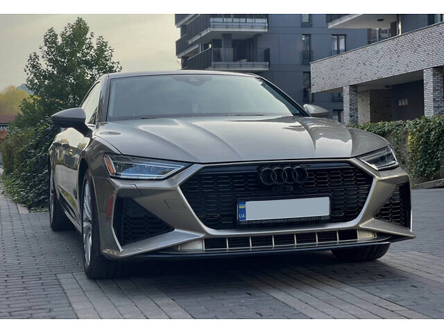 Передний бампер (стиль RS7) на Audi A7 4K 2017-2023 года. - Фото 10
