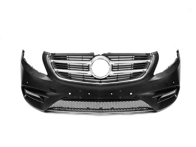 Передний бампер V-class AMG в собранном виде для Mercedes Vito/V-class W447 2014- гг - Фото 1