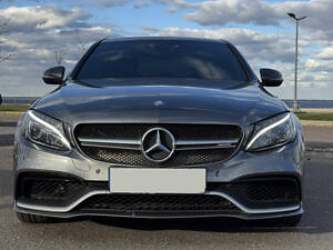 Передний бампер в сборе (AMG C63-designs 2014-2018) для Mercedes C-сlass W205