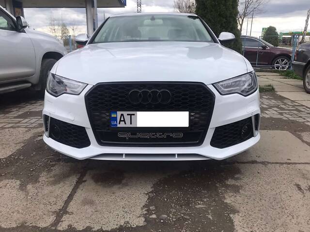 Передний бампер ( в стиле RS6 ) на AUDI A6 C7 2011-2014 года - Фото 5