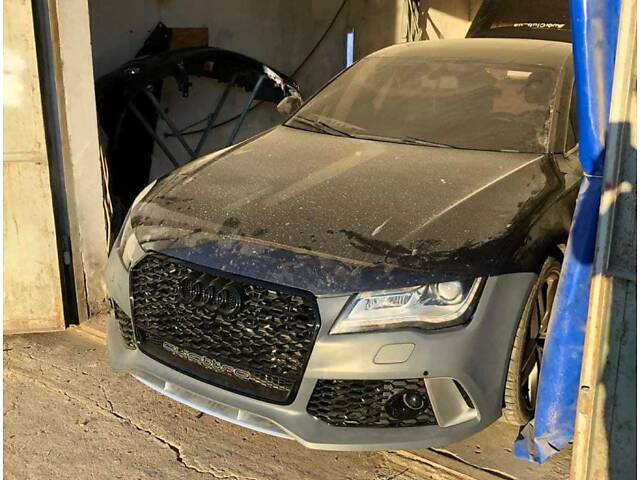 Передний бампер ( в стиле RS7 ) V2 на AUDI A7 4G 2010-2014 года - Фото 11