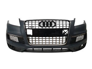 Передний бампер ( в стиле SQ7 )+ DRL на Audi Q7 4L 2005-2015 года