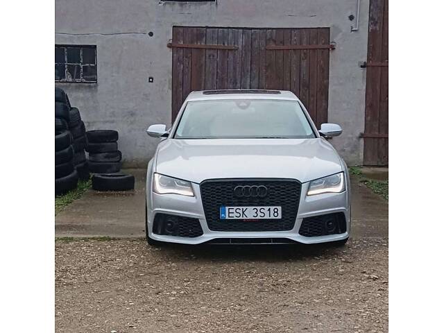 Передний бампер (в стиле RS) V1 на Audi A8 D4 2010-2014 года. - Фото 8