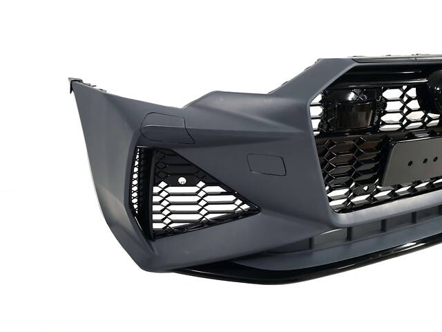 Передний бампер ( в стиле RS6 ) Sedan на AUDI A6 C8 2018-2023 года - Фото 2